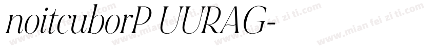 noitcuborP UURAG字体转换